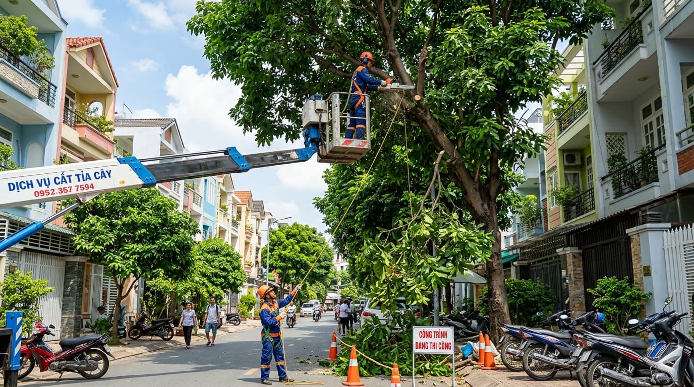 Các yếu tố ảnh hưởng đến chi phí cắt tỉa cây