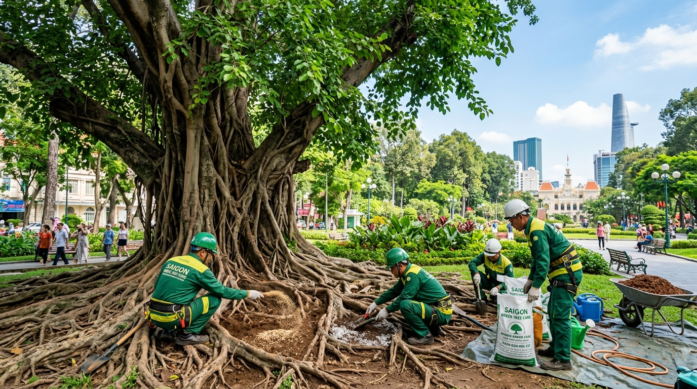 Đội ngũ Dịch vụ cây xanh tại nhà