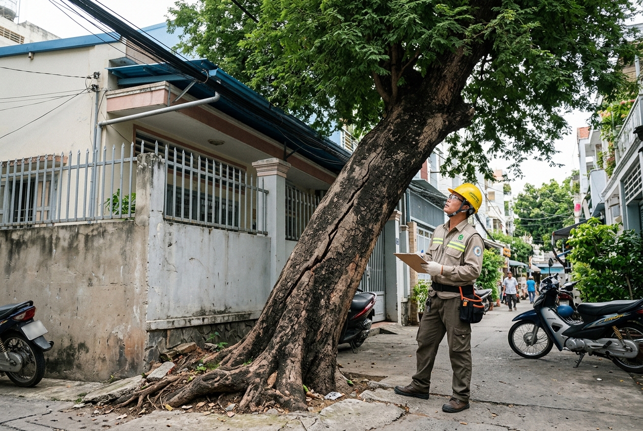Khảo sát và tư vấn cây nguy hiểm
