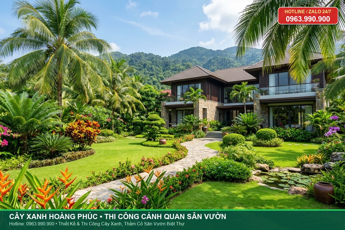 Thi công cảnh quan sân vườn